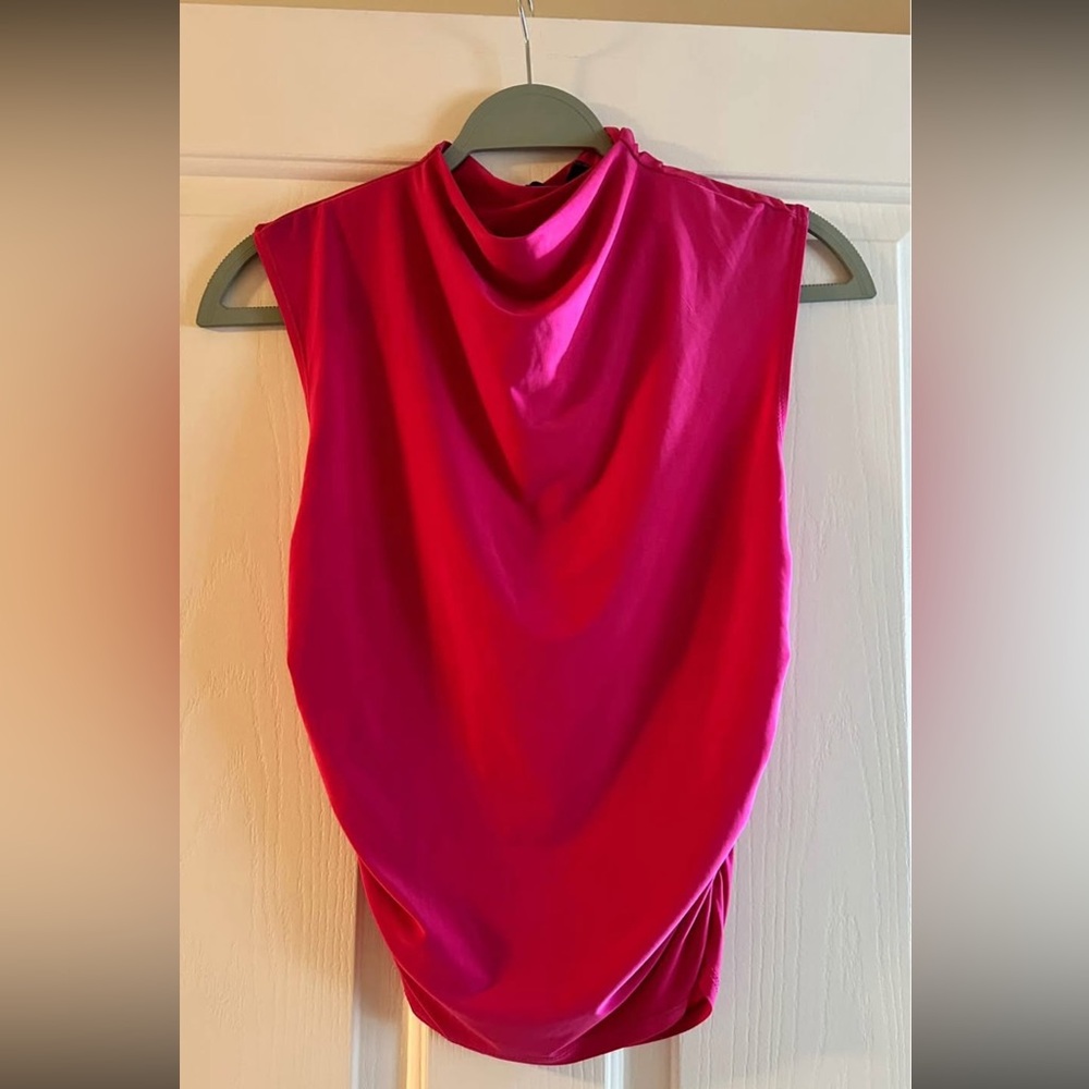 Vibrant Pink Sleeveless Top